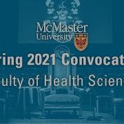 Spring 2021 Convocation Faculty Of Health Sciences