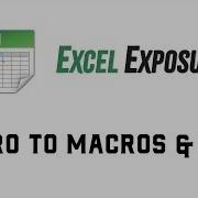Introduction To Macros VBA