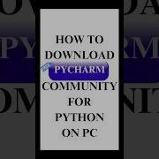 How To Download PyCharm Community For Python Ytshorts 2024