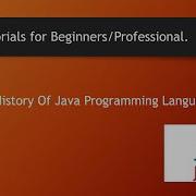 Part 2 History Of Java Evolution Of Java