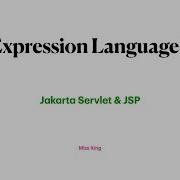 JSP Expression Language Introduction