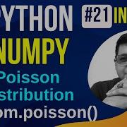 NumPy Poisson Distribution Random Poisson With Plot Python Numpy Tutorial In Hindi 21