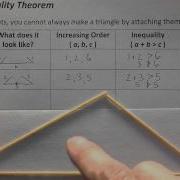 Triangle Inequality Theorem