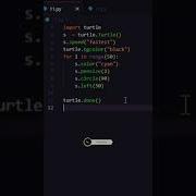Python Turtle Python Project For Beginners Python Tutorial Python3 Viral Shorts