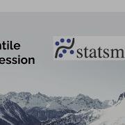 Quantile Regression With Statsmodels