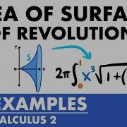 Area Of Surfaces Of Revolution Examples Calculus 2 JK Math