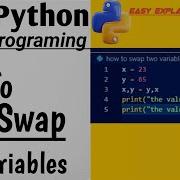 How To Swap Variables In Python No Temp Variable Needed Python Python4beginners Pythoncourse