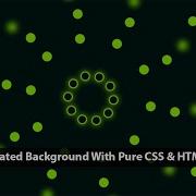 Animated Background With Pure CSS HTML Only