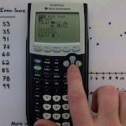 Statistics Making A Scatter Plot Using The Ti 83 84 Calculator