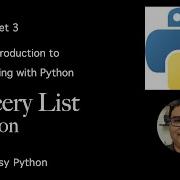 Grocery List Solution CS50P Problem Set 3