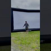 Go Big Or Go Home VEVOR S 20FT Inflatable Screen Turns Your Yard Into A Cinema