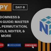 NumPy Randomness Iteration ULTIMATE Guide Master Shuffle Permutation Itertools Nditer More