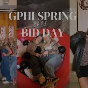 Gamma Phi Beta Spring Bid Day 2025