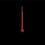 Visual Python Thermometer