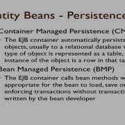 Sec 1 9 Entity Beans Persistence