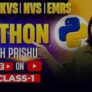 Python Class 1 With PRISHU Python Tutorial For Beginners Happy Coding