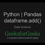 Python Pandas Dataframe Add GeeksforGeeks