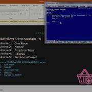 ARRAY DIMENSI SATU PEMROGRAMAN PASCAL PART 6