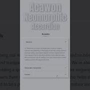 Neumorphic Accordion UI With Smooth Animations HTML CSS JavaScript Tutorial