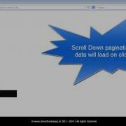 Ajax Scroll Down Pagination With Php And Mysql