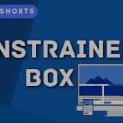 Constrained Box Widget Flutter Shorts