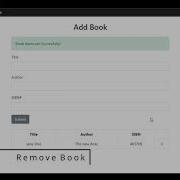 Booklist Web App