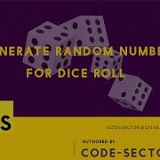 Generate Random Numbers For Dice Roll