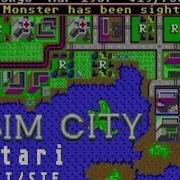 Sim City Atari ST 1990