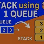 Stack Using Single Queue Data Structures Interview Question Explained