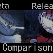 FNF Cuphead Indie Cross Beta Cutscenes VS Release Cutscenes FNF Comparison