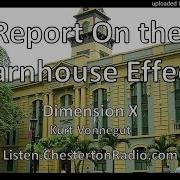 Report On The Barnhouse Effect Vonnegut Dimension X