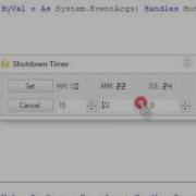Visual Studio Shutdown Timer