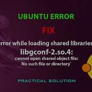 UBUNTU FIX Error While Loading Shared Libraries Libgconf 2 So 4