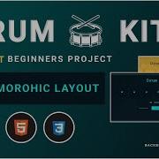 Part 1 Design The Layout Neumorphic UI Drum Kit Java Script Project Beginners