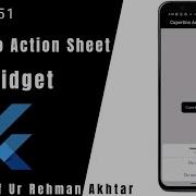 Flutter Cupertino Action Sheet Widget Explained Flutter 215 Widgets Series Urdu Hindi