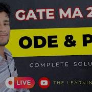 GATE 2024 ODE PDE Complete Solution The Learning Field