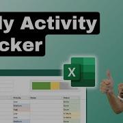 How To Make A Daily Activity Tracker In Excel