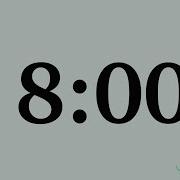 8 Minute Fun Math Timer Soft Synth Tones At End
