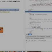 STRINGS TRIM METHOD IN JAVASCRIPT DEMO