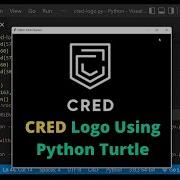 CRED Logo Using Python Turtle Python Turtle Graphics Kunal Shah CRED Club