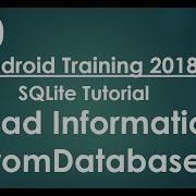 Android Tutorial 2018 20 SQLite Read Information From Database