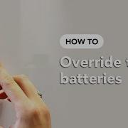 How To Battery Override KitLock By Codelocks