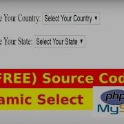 Dynamic Change Data In DropDown PHP MYSQL AJAX
