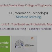 4 6 Ensemble Learning Part 2 Bagging Random Forest Machine Learning
