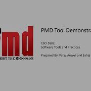 PMD Tool Demonstration