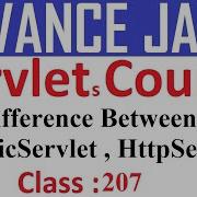 207 What Is The Difference Between GenericServlet And HttpServlet Advanced Java Servlets Tutorial