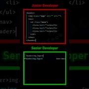 Junior Vs Senior Developer Programming Html Javascript Webdevelopment Html5 Webdesign Css3
