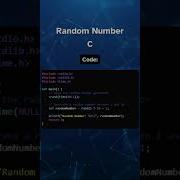 Random Number Generator In C Coding C Tutorial Developer Programming Tutorial Random Numbers