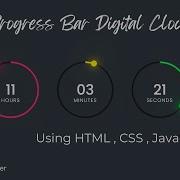 Amazing Working Digital Clock Using Html CSS SVG JavaScript