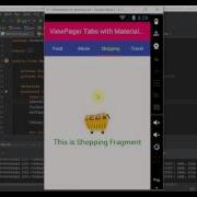 Android ViewPager With Tabs In Material Design